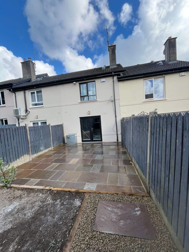 after back garden renovation