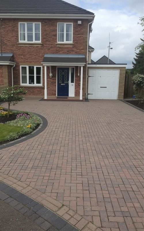 brick paving driveway