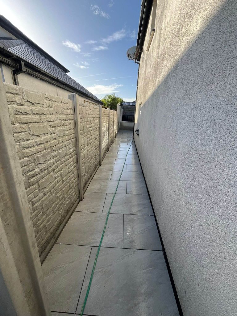 patio and fence installation